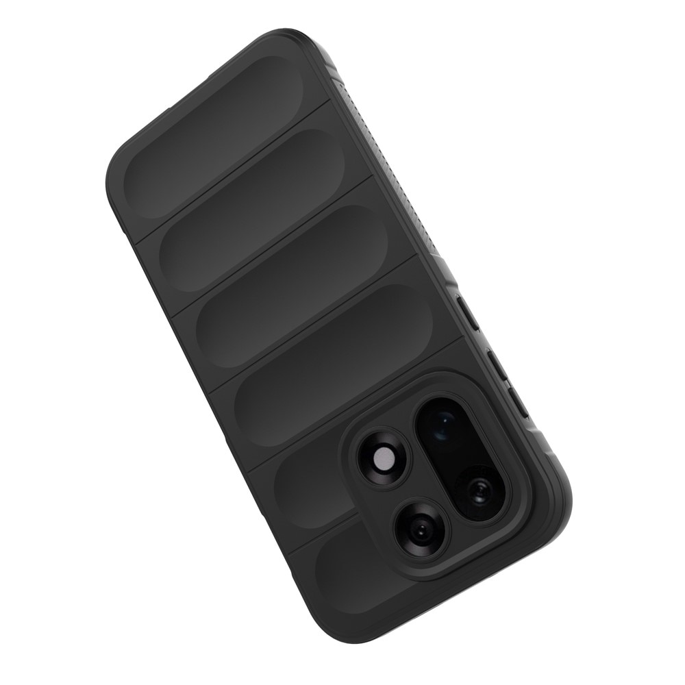 Husa pentru OnePlus 15, SKYDDAR INNOVATION, Magic Shield, din Silicon Mat, set cu sticker, Negru