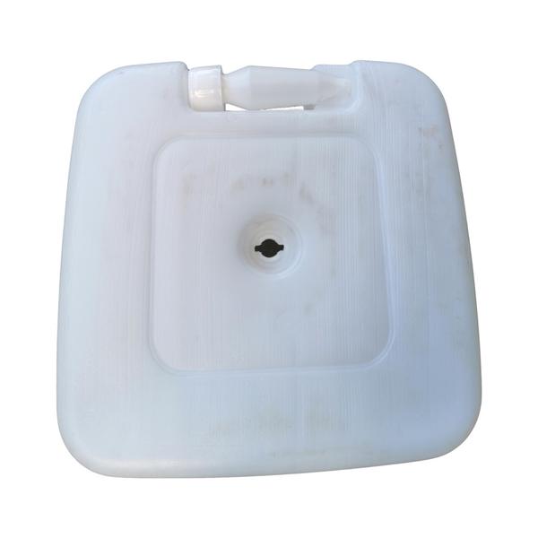 Suport umbrela terasa Naterial, plastic, 65 x 65 cm, H 15 cm, Alb