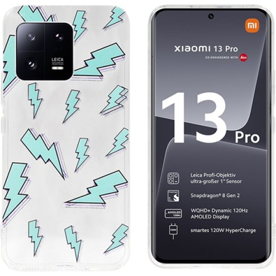 Husa telefon Vivid Xiaomi 13 Pro, subtire, transparenta, 15x7cm
