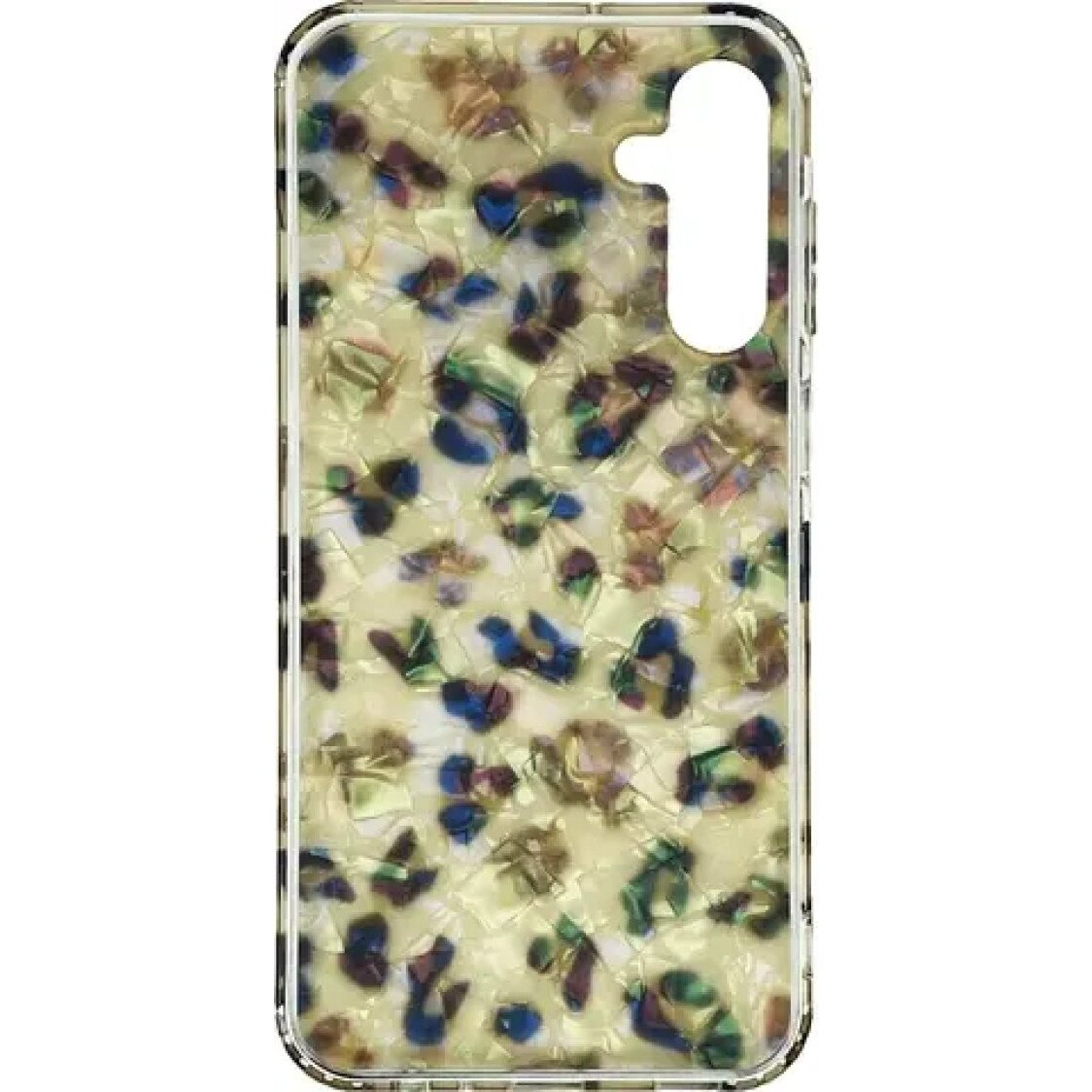 Vivid, Husa/carcasa din silicon cu imprimeu leopard si glitter pentru Samsung Galaxy A15 4G/5G, CS-FSHN GRL-2403001, Leopard