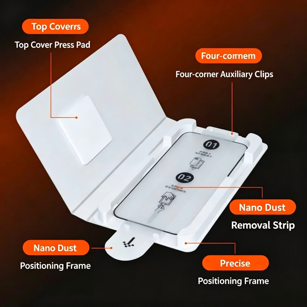 Folie de sticla securizata mata pentru iPhone 16pro max, 6,3 inch, transparenta inalta, folie telefon anti-amprenta. Suprafata neteda pentru jocuri electronice, alunecare fara blocaje, fara stralucire