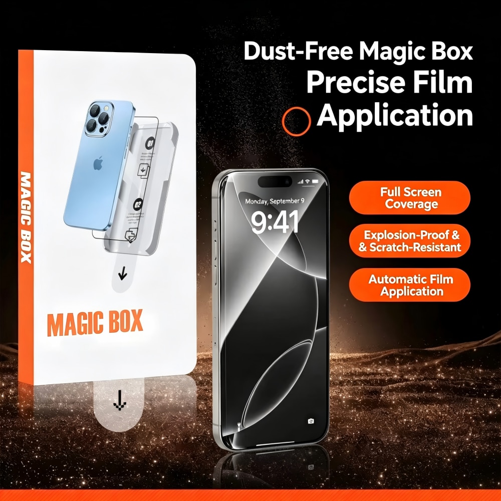 Folie de sticla securizata mata pentru iPhone 16pro max, 6,3 inch, transparenta inalta, folie telefon anti-amprenta. Suprafata neteda pentru jocuri electronice, alunecare fara blocaje, fara stralucire