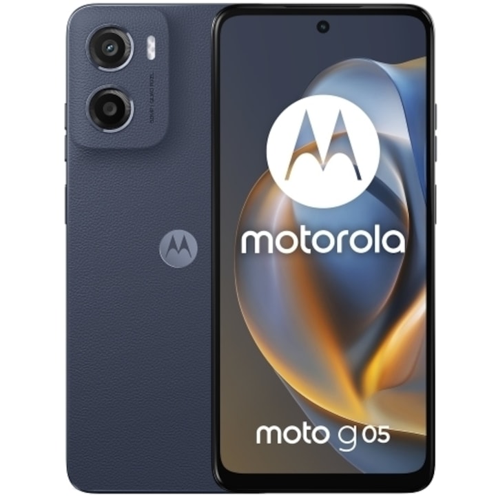 Telefon mobil Motorola g05, Dual SIM, 128GB, 8GB RAM, Denim Blue
