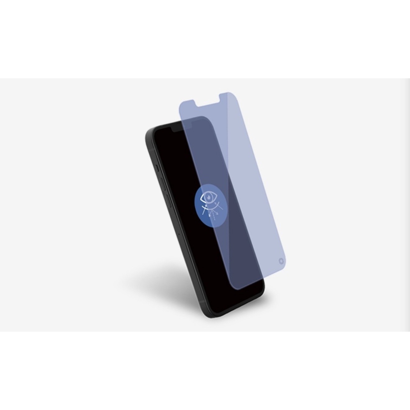 Folie de protectie pentru iPhone 14 Plus/ 13 Pro Max, Sticla, Full Glue, Case Friendly, Blue Light Filter