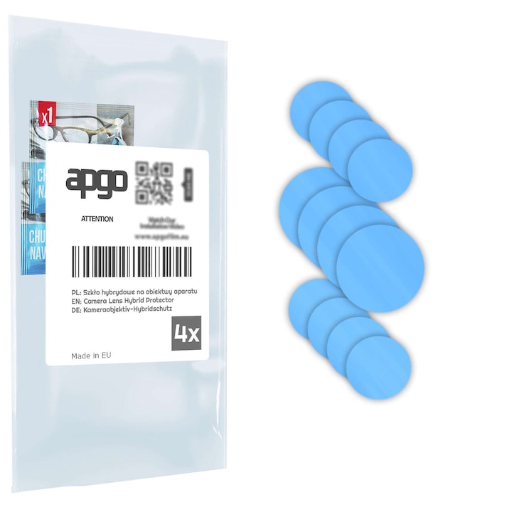 Set de 4 sticle de protectie pentru TCL 50 Pro NXTpaper 5G – apgo, camera sticla pentru obiectivul camerei telefonului, full glue, 9H, anti-zgarieturi
