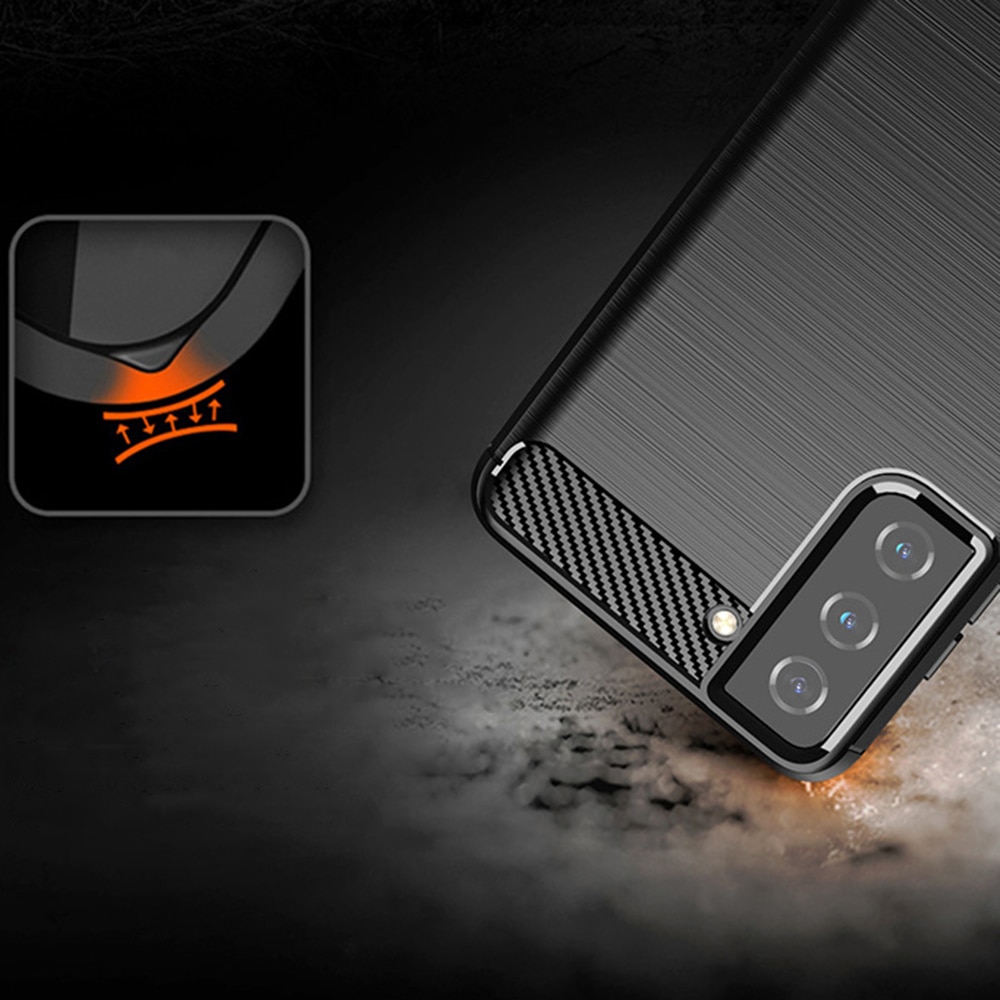 Husa pentru Samsung Galaxy S21 5G, din TPU, Danex, Culoare Negru