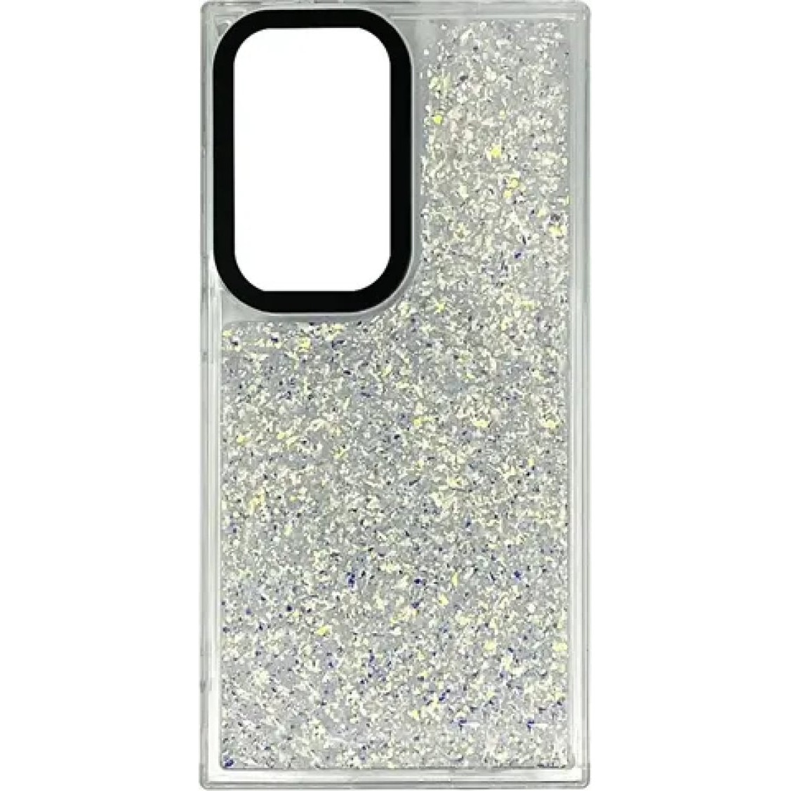 Husa telefon Vivid, Glitter Shine, pentru Samsung Galaxy S24 Ultra, argintie, silicon