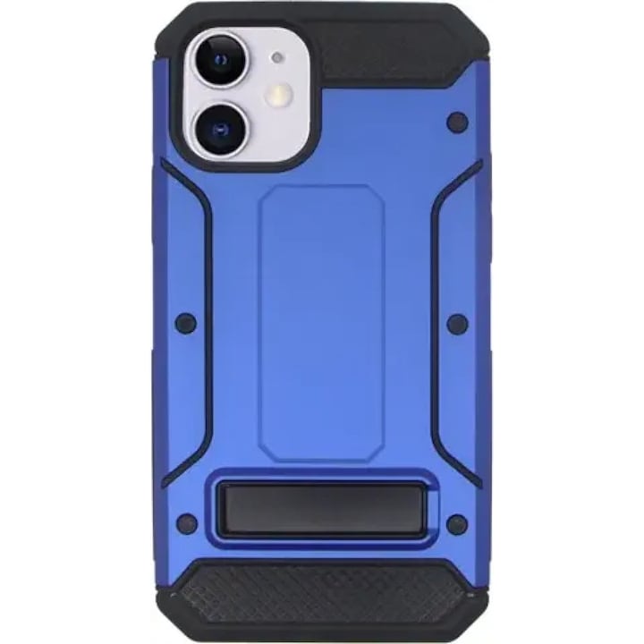 Husa telefon Vivid Rugged Armor pentru Apple iPhone 11, albastra, material plastic, protectie sporita
