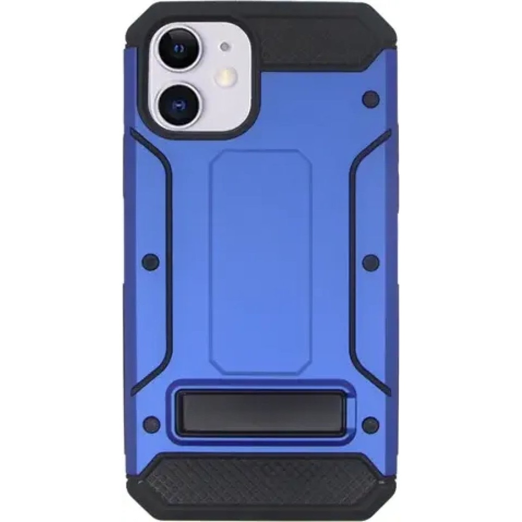 Husa telefon Vivid Rugged Armor pentru Apple iPhone 11, albastra, material plastic, protectie sporita