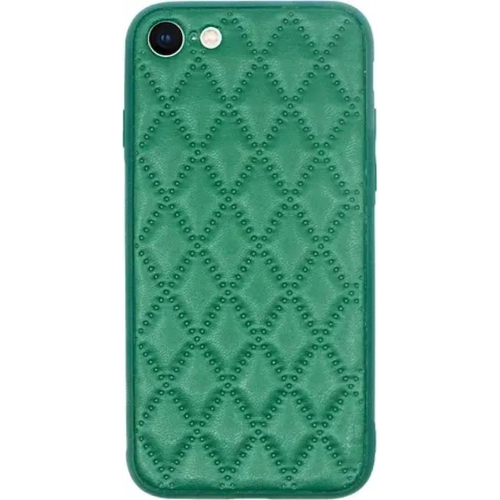 Husa telefon Vivid, model Diamond Shape, verde, pentru iPhone 6/6S/7/8