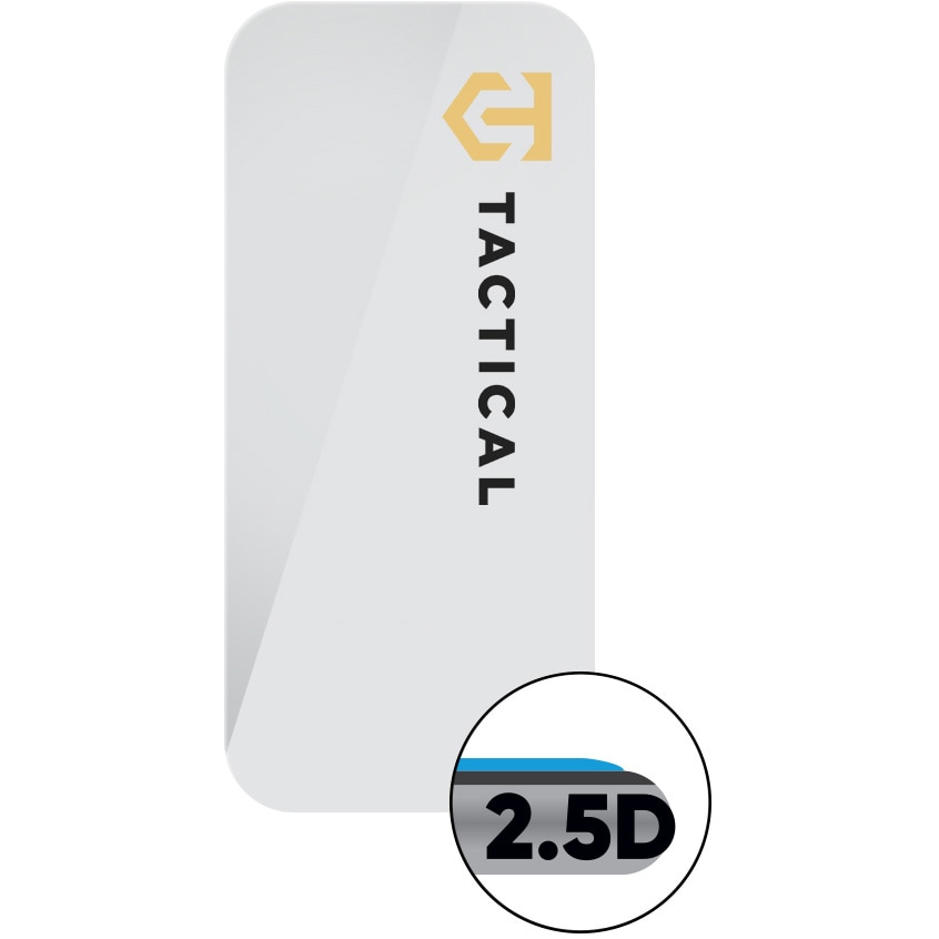 Folie de protectie Tactical 2.5D pentru iPhone 16 Pro, Transparent