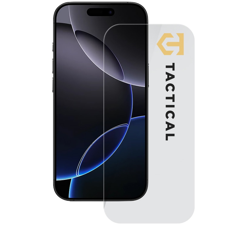 Folie de protectie Tactical 2.5D pentru iPhone 16 Pro, Transparent