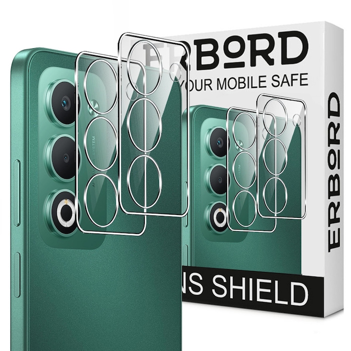 Set 2x Folii protectie ERBORD pentru aparat Oppo A5 5G / A5m, transparent, 9H