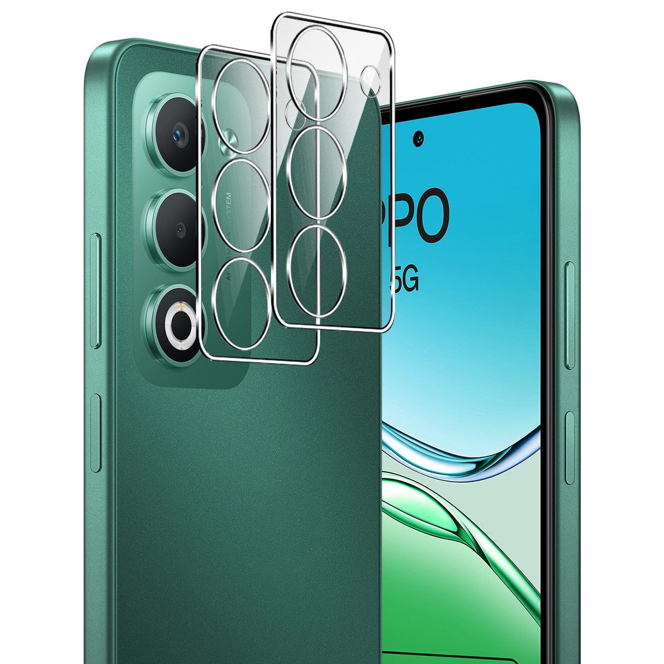Set 2x Folii protectie ERBORD pentru aparat Oppo A5 5G / A5m, transparent, 9H