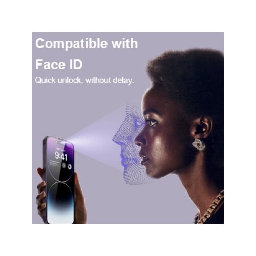 Folie de protectie pentru telefon, Happy, Sticla securizata, Kit de instalare, Pentru iPhone 12, Transparent
