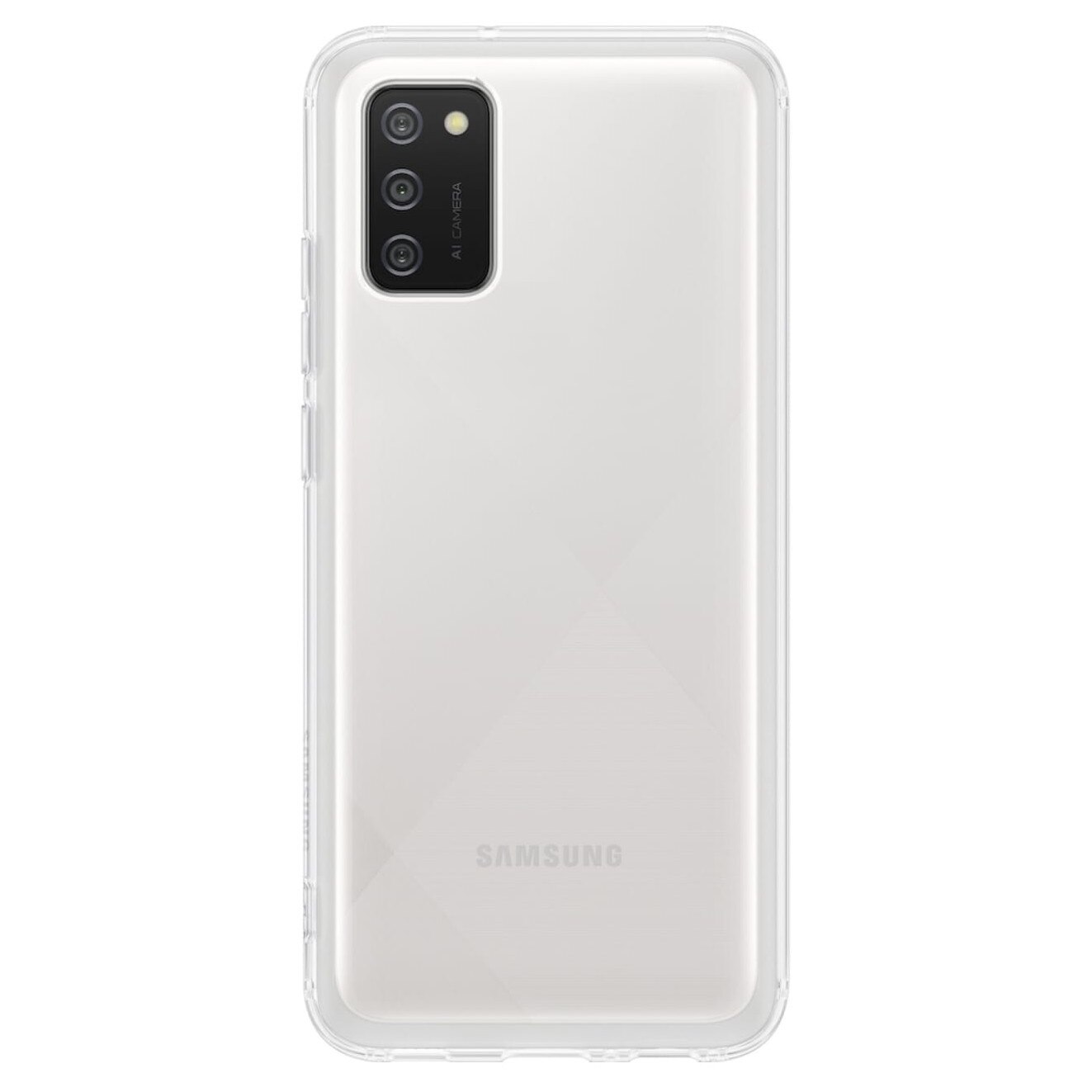 Husa de protectie Soft Clear Cover pentru Samsung Galaxy A02s, Transparent