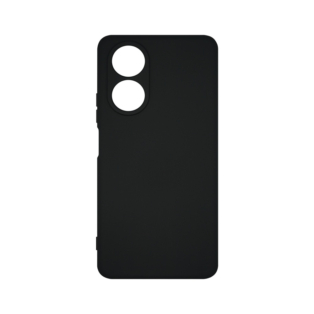 Husa BestCase® Premium Liquid Silicon, Compatibila Cu OPPO A58 4G, 1.2MM Slim, Microfibra in interior, Antisoc, Rezistent la socuri, Protectie Camera, Margini ridicate pentru protectia ecranului, Negru