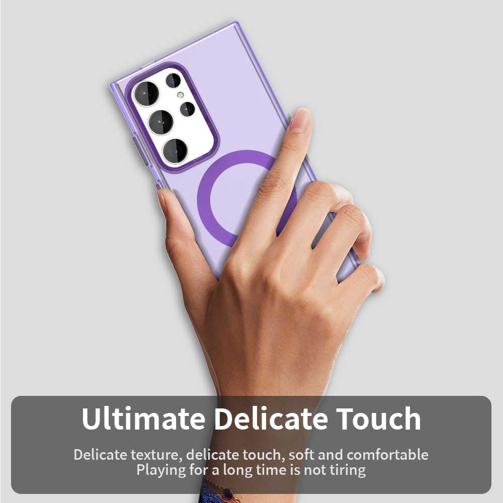 Husa pentru Samsung Galaxy S23 Ultra - Techsuit CandyCase MagSafe - Purple