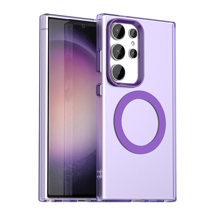 Husa pentru Samsung Galaxy S23 Ultra - Techsuit CandyCase MagSafe - Purple