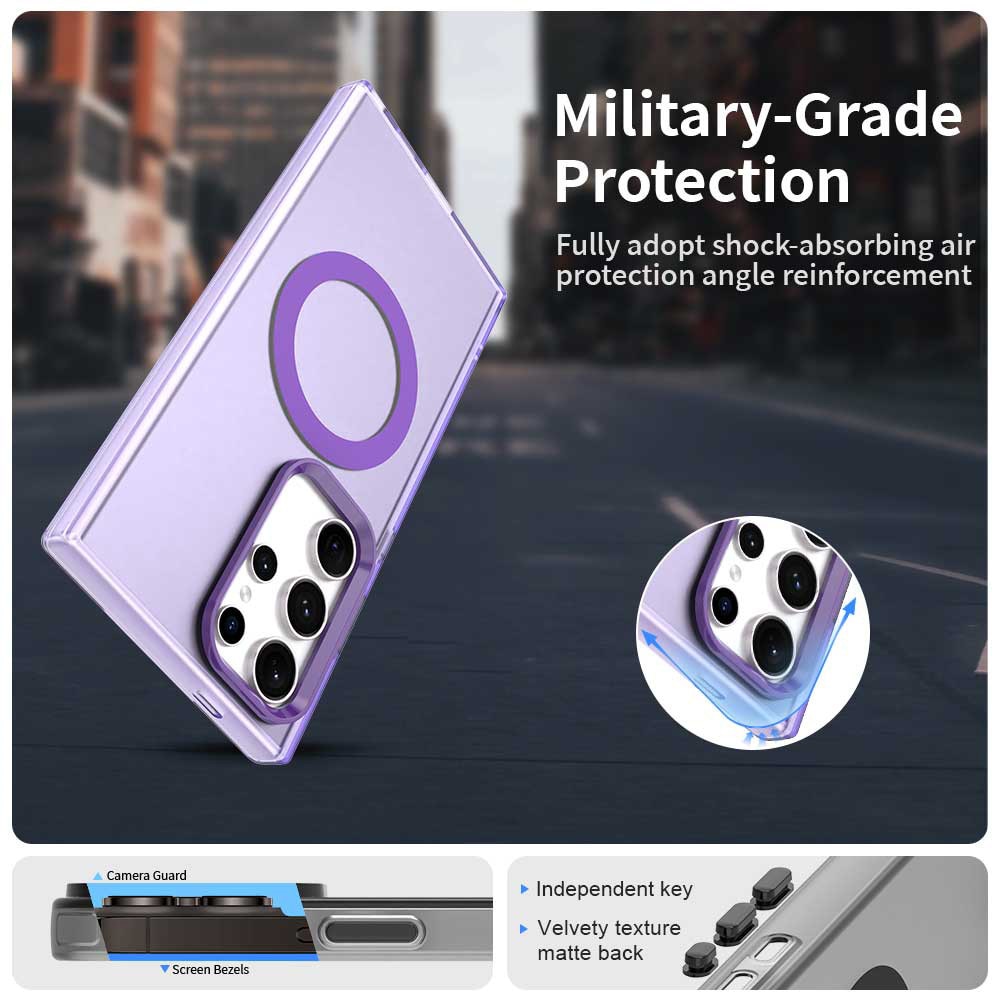 Husa pentru Samsung Galaxy S23 Ultra - Techsuit CandyCase MagSafe - Purple