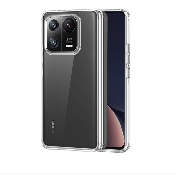 Husa pentru Xiaomi 13T Pro, Silicon, Transparenta, Bulk