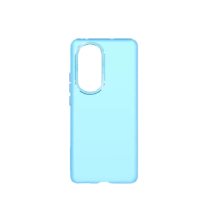 Husă de protecție OPPO Reno10, semitransparentă, albastră, din PC+TPU