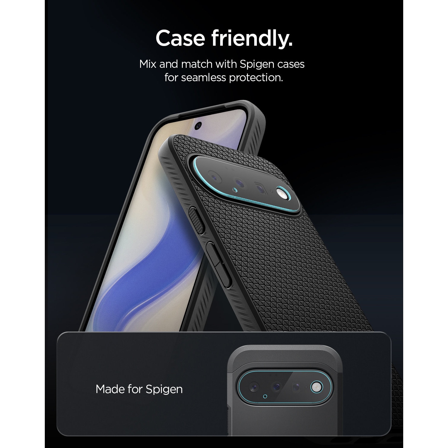Set 2 folii sticla securizata camera foto Spigen Glass tR EZ Fit Optik Pro compatibile cu Google Pixel 11 Pro XL, Transparent