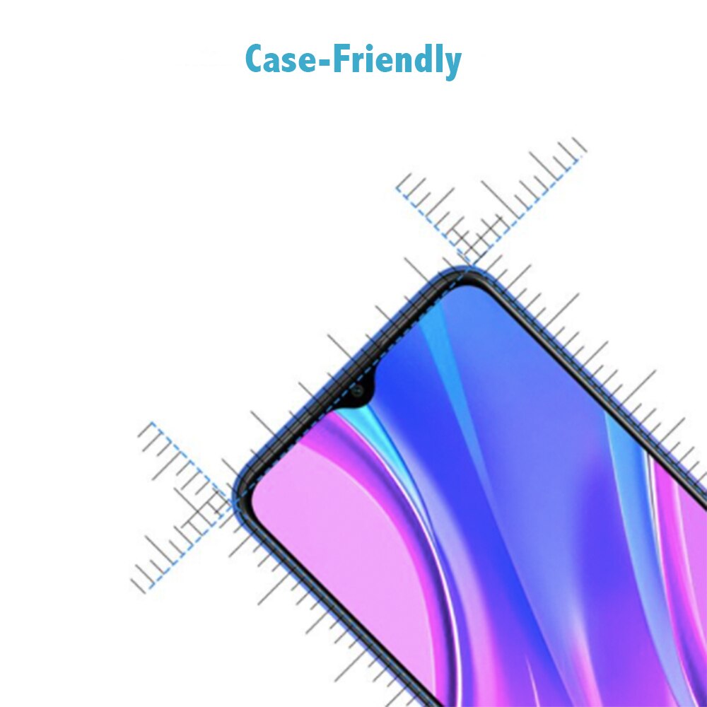 Folie de protectie compatibila cu Xiaomi Redmi 9T, Tempered Glass, 2,5 D, 9H, Full Glue, G-Tech Clear