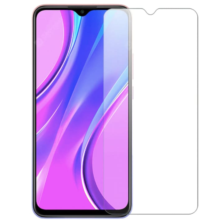 Folie de protectie compatibila cu Xiaomi Redmi 9T, Tempered Glass, 2,5 D, 9H, Full Glue, G-Tech Clear