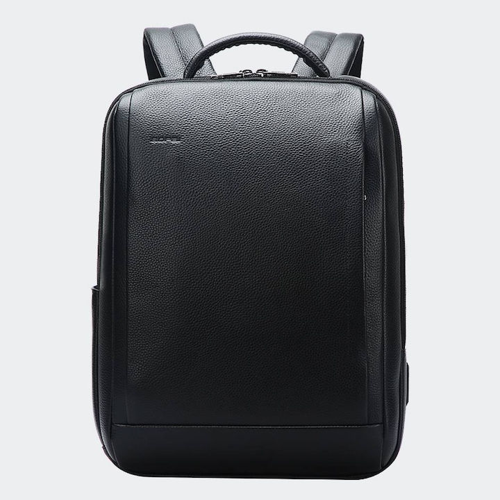 Rucsac din piele Bopai Fidelis, 15.6", negru, 43x31x20cm, capacitate 26.5L
