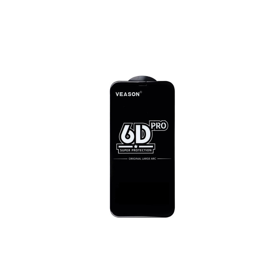 Folie protectie Premium compatibila cu IPhone 7 / 8 / SE 2020 / SE 2022, Full Cover Black, Full Glue, Sticla securizata, Black