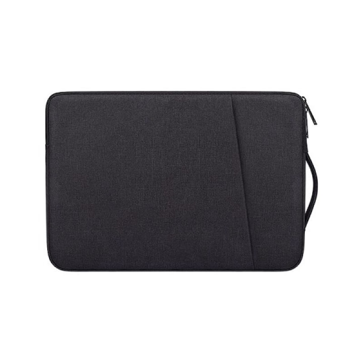 Husa pentru laptop din panza neagra, geanta pentru laptop, husa pentru notebook