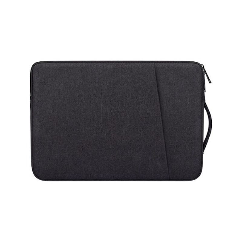Husa pentru laptop din panza neagra, geanta pentru laptop, husa pentru notebook