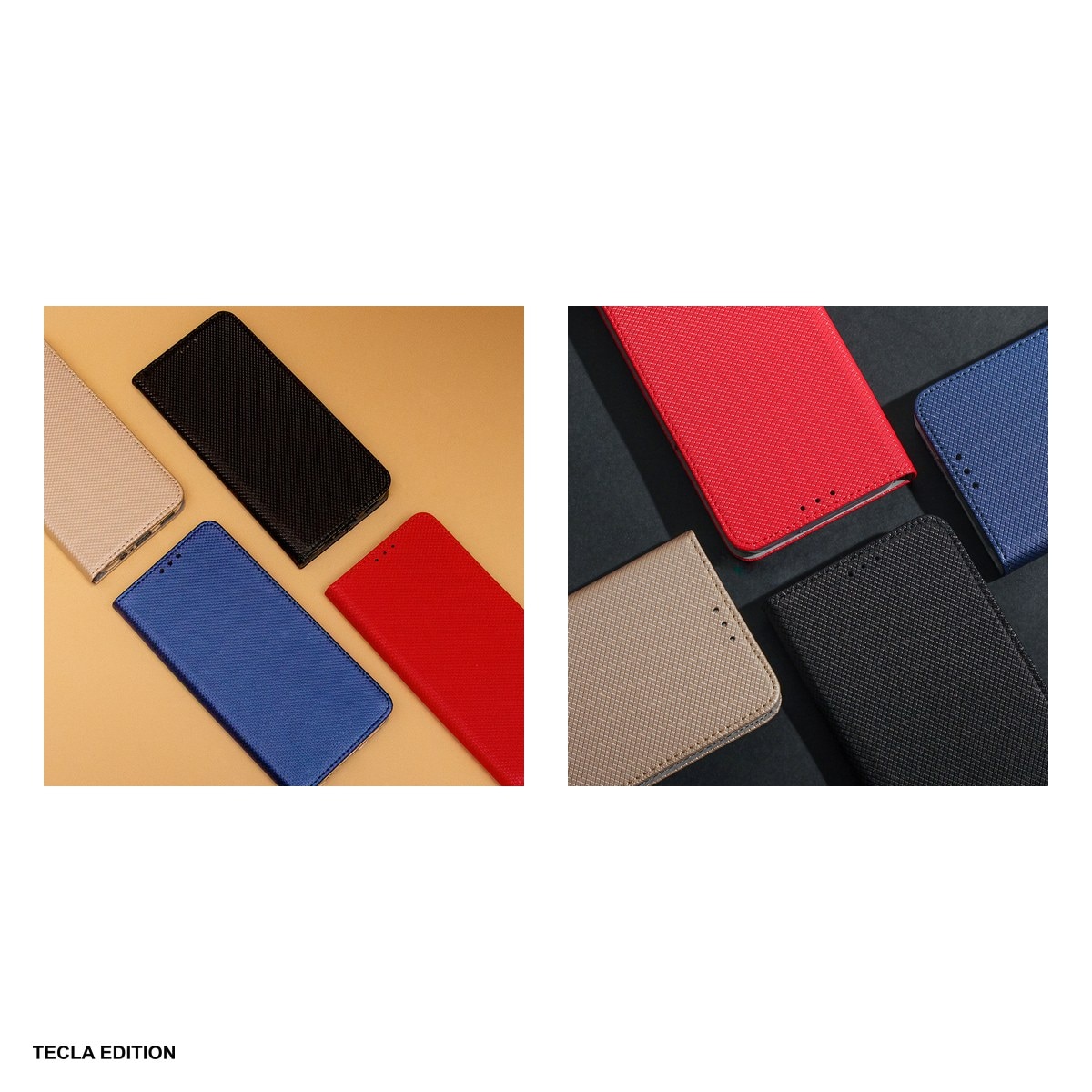 Husa Smart Magnet pentru Xiaomi Redmi Note 15 5G, tip carte cu inchidere magnetica, Auriu