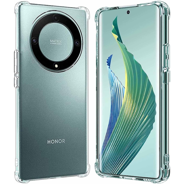 Husa de Protectie, Flippy, Compatibila cu Honor 70, TPU Antisoc, Protectie Colturi, 1.5 mm Transparent