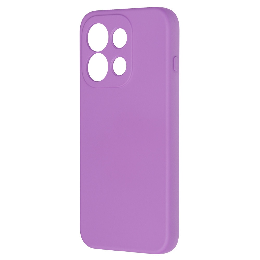 Husa pentru Oppo Reno 16 Pro 5G Liquid Silicone, subtire, captusita cu microfibra, anti amprenta, protectie camera foto, mov