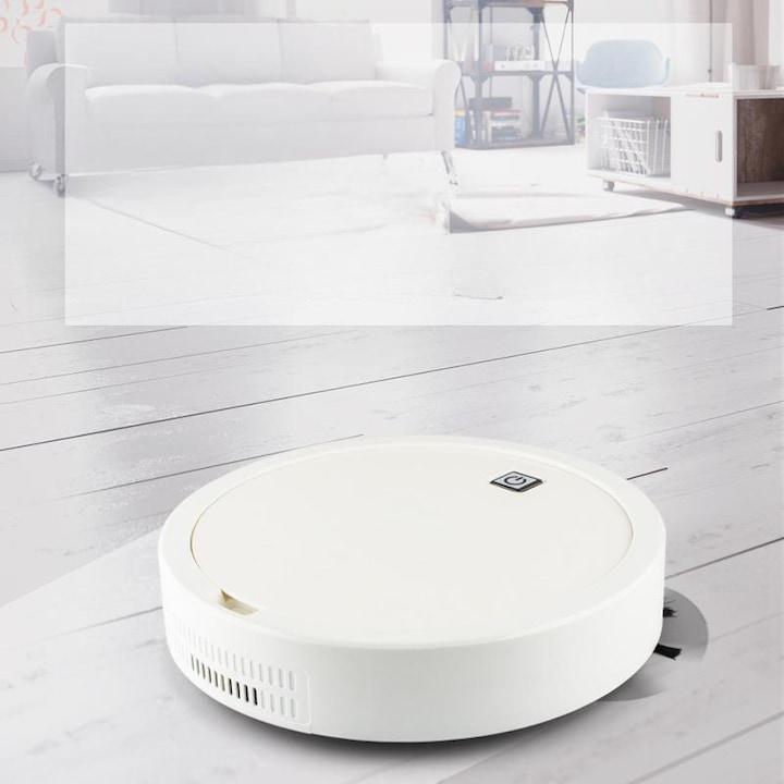 Robot aspirator si mop K0345-0817-JMCJ-xw3501, incarcare USB, motor periat, aspiratie