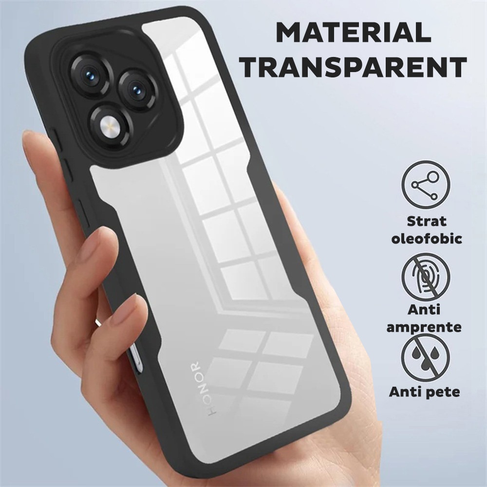 Husa pentru Honor X5c Plus DaDen® ColorVerse 360, Antisoc, Protectie completa spate-ecran, Mov