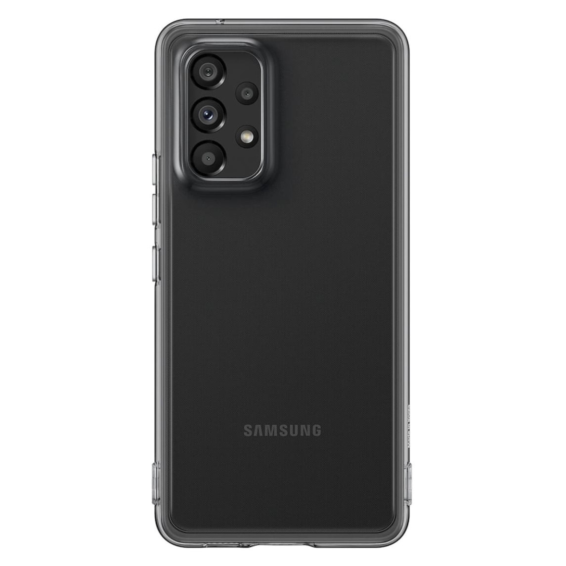 Husa de protectie Soft Clear Cover pentru Samsung Galaxy A53 5G, Black