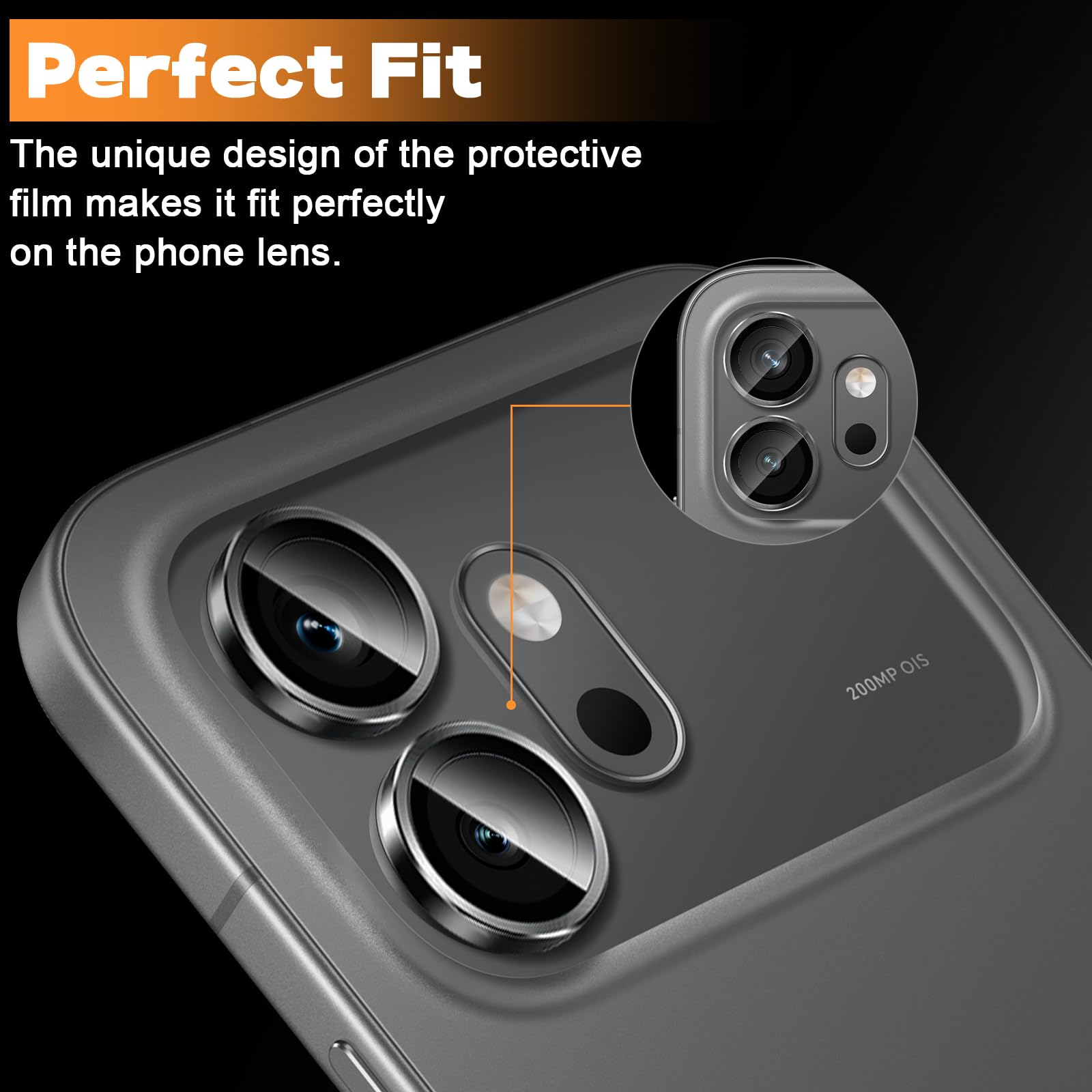 Folie protectie lentila camera Honor 600, sticla temperata 9H, aluminiu, transparent, 1 buc