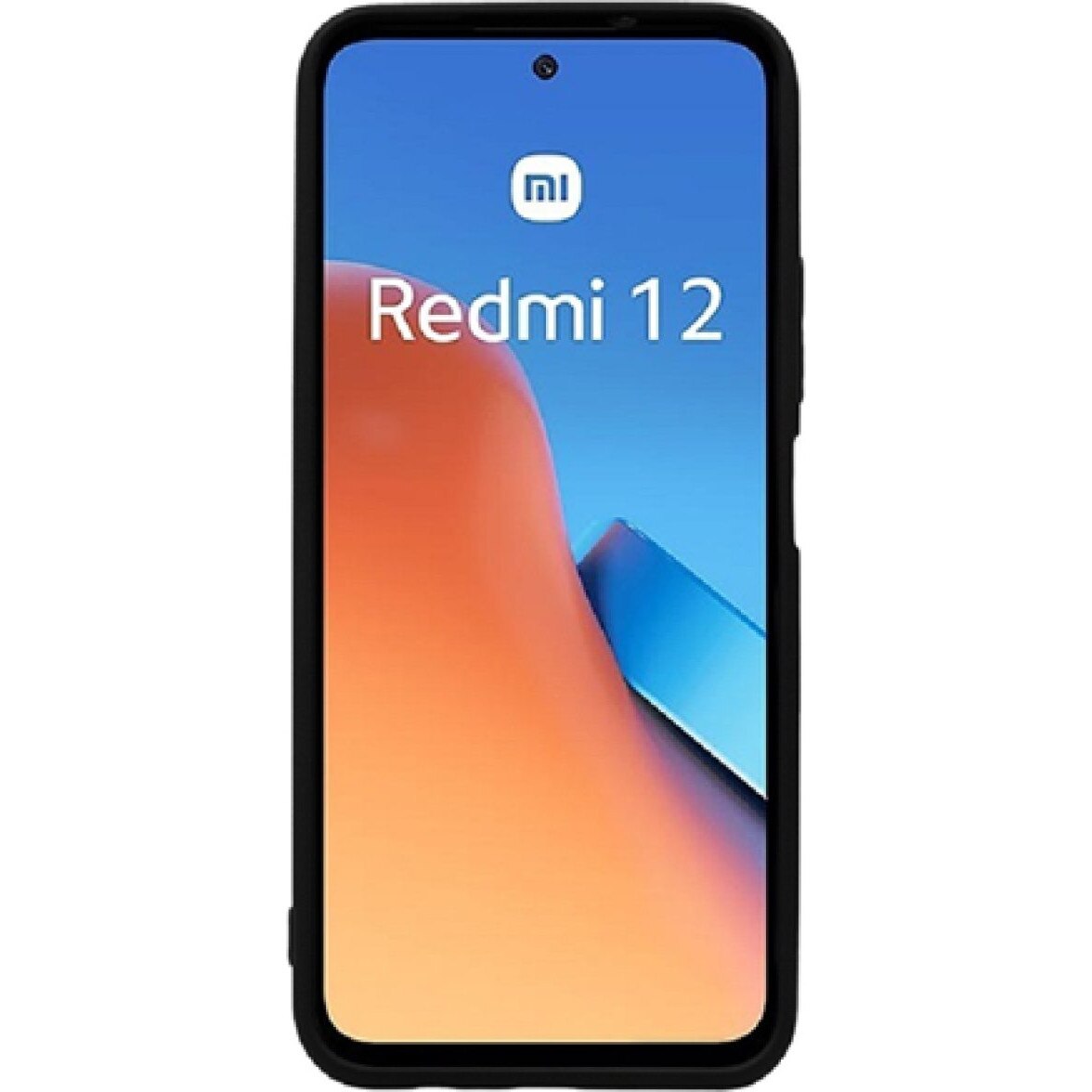 Set husa silicon mat si sticla temperata Vivid Xiaomi Redmi 12 negru