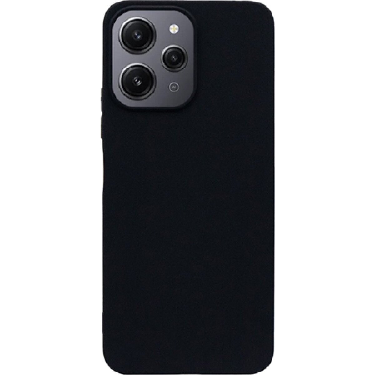 Set husa silicon mat si sticla temperata Vivid Xiaomi Redmi 12 negru
