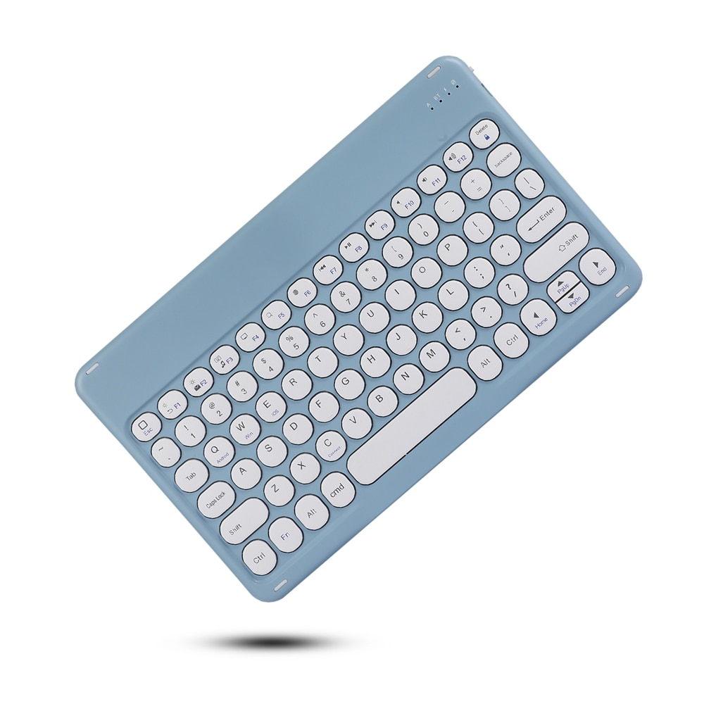Husa cu tastatura pentru Samsung Galaxy Tab A8 10.5'', HUEIROY, Albastru deschis