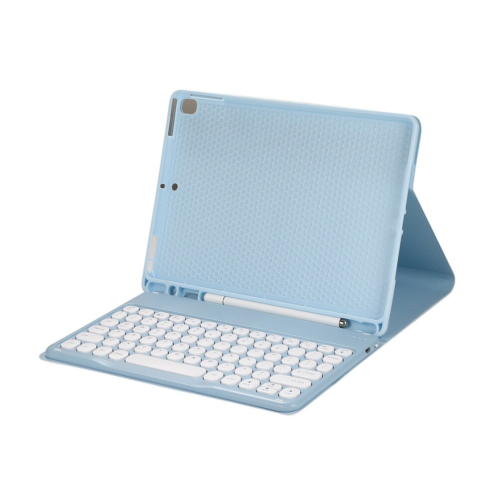 Husa cu tastatura pentru Samsung Galaxy Tab A8 10.5'', HUEIROY, Albastru deschis