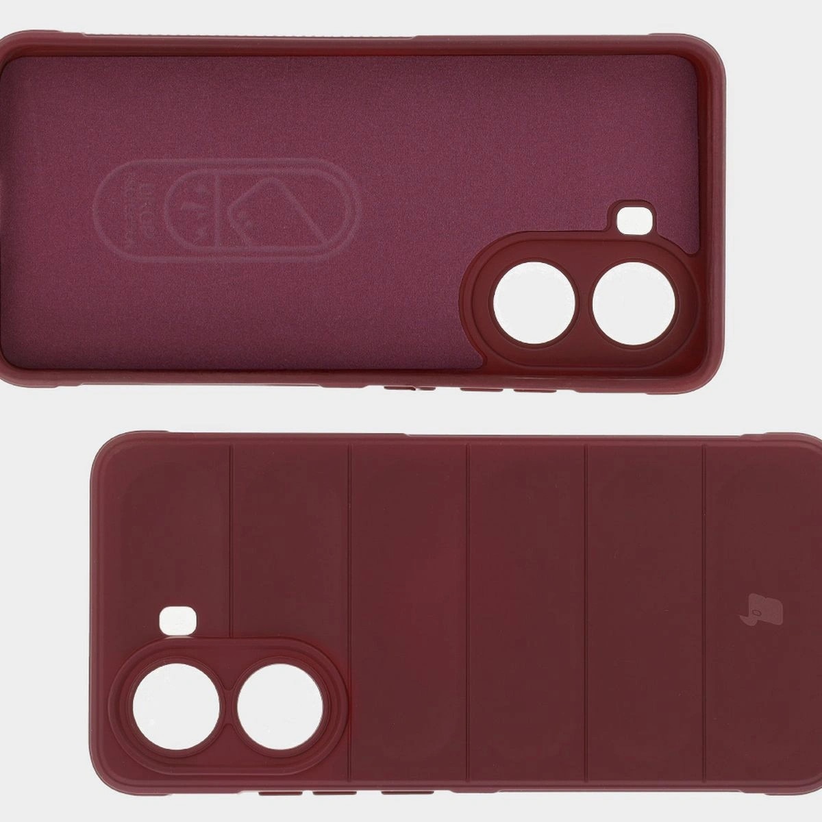 Husa telefon Bizon Tur pentru Xiaomi Poco X7 Pro, TPU, violet inchis, 2mm grosime
