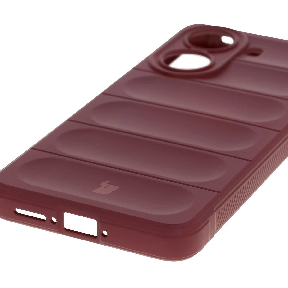 Husa telefon Bizon Tur pentru Xiaomi Poco X7 Pro, TPU, violet inchis, 2mm grosime