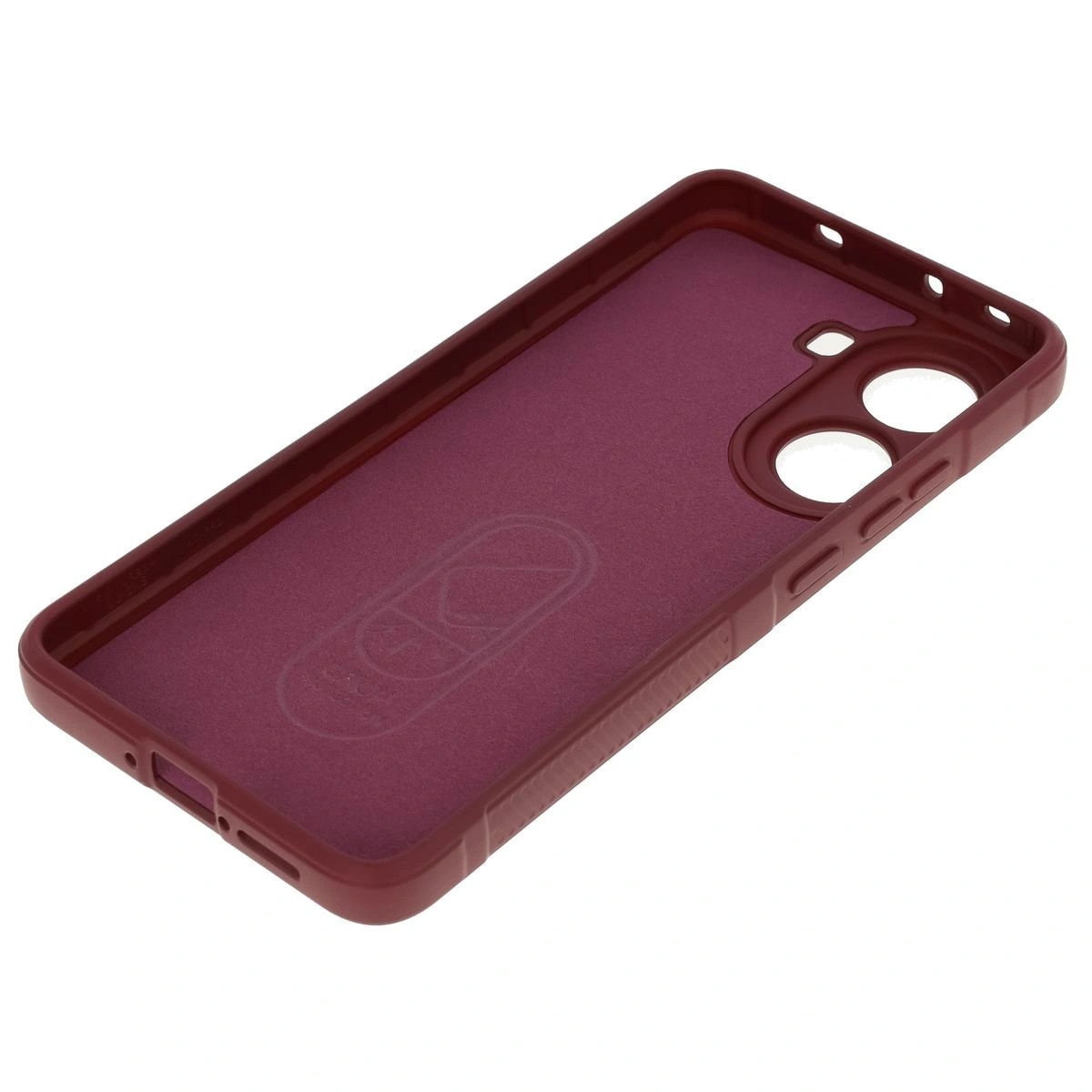 Husa telefon Bizon Tur pentru Xiaomi Poco X7 Pro, TPU, violet inchis, 2mm grosime