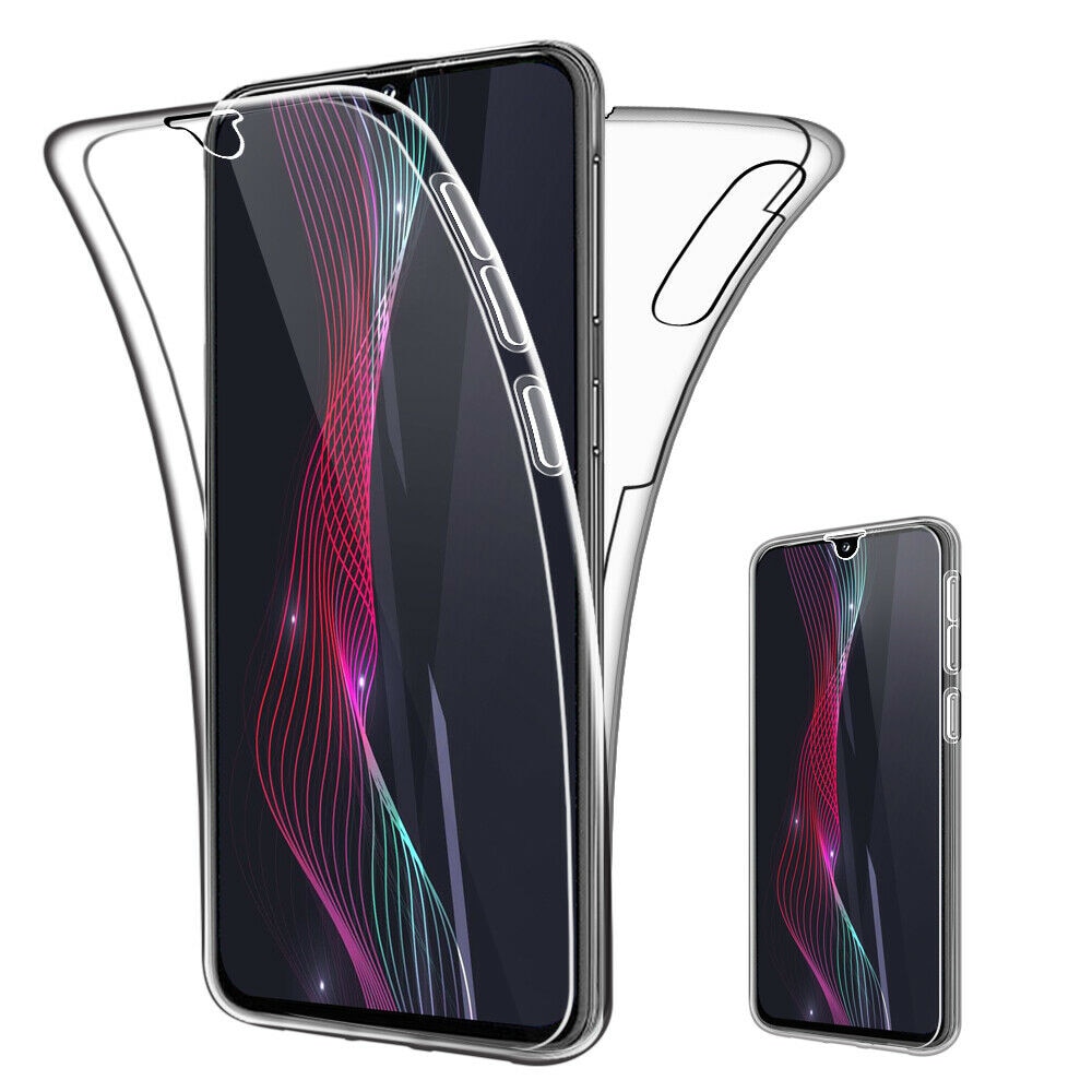 Husa 360° compatibila Samsung Galaxy A50, A505 FULL TPU Transparent fata+spate