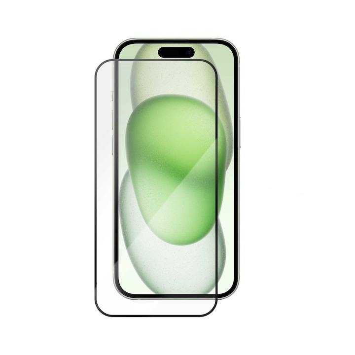 Folie de protectie pentru iPhone 15 Pro Max, Vetter, Full Frame Tempered Glass Vetter GO