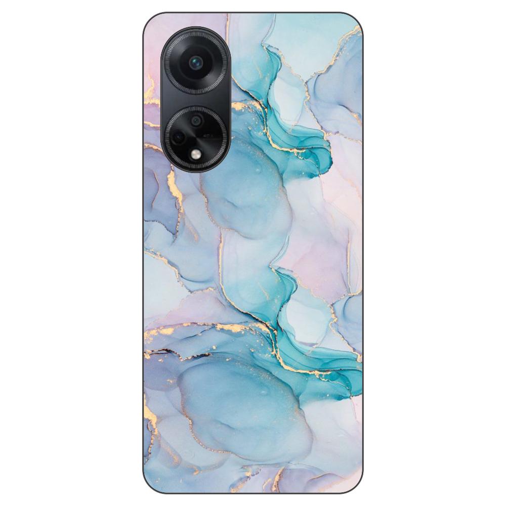 Husa compatibila cu Oppo A98 5G Silicon Gel Tpu Model Abstract Watercolor Marble